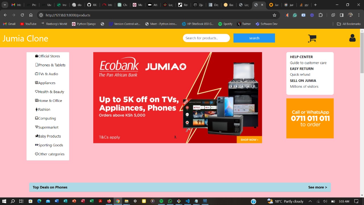 Jumia Clone